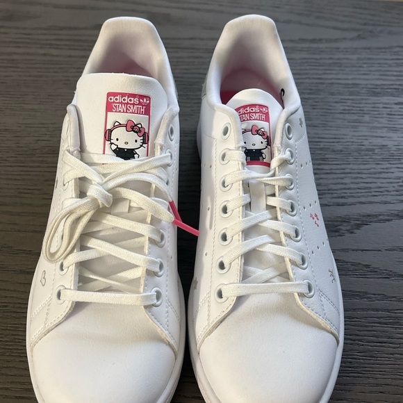 adidas Shoes - Hello Kitty x adidas Stan Smith Women US 6½ White Pink Collab Sneaker